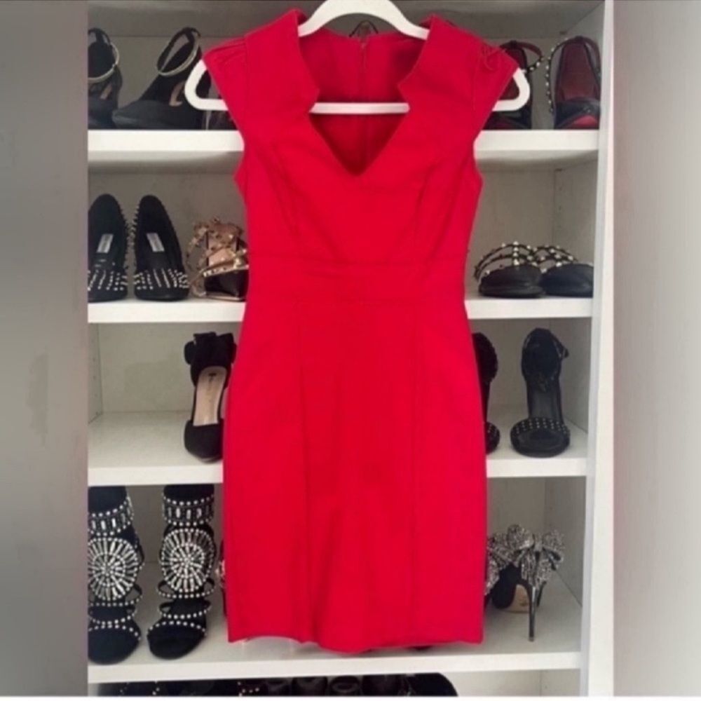 New Sleeveless Midi Dress V-Neck